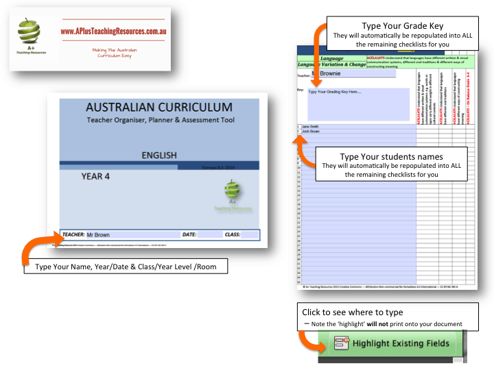 year-4-australian-curriculum-english-teacher-organiser-a-plus