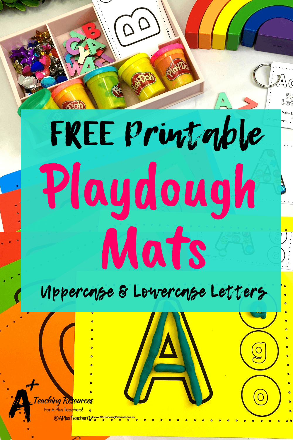 Playdough Letter Templates