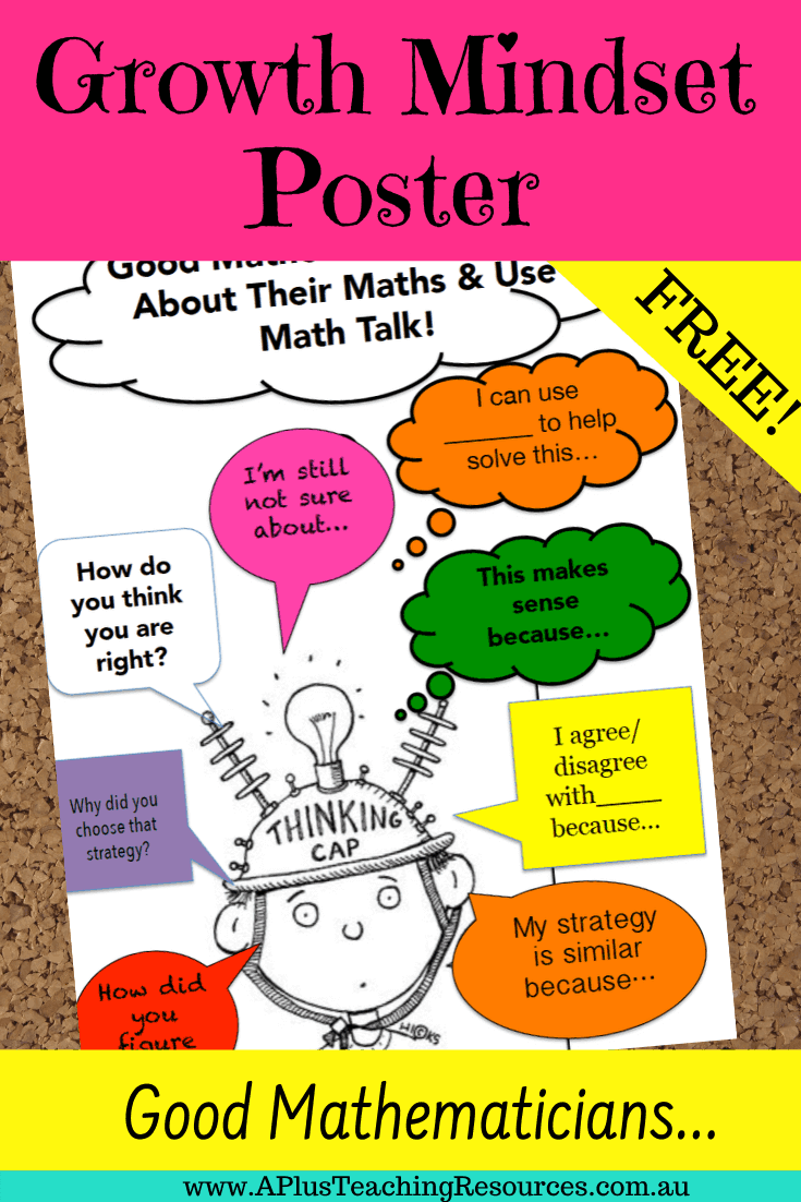 Free Math Posters {Poster Board Ideas!} A Plus Teaching Resources