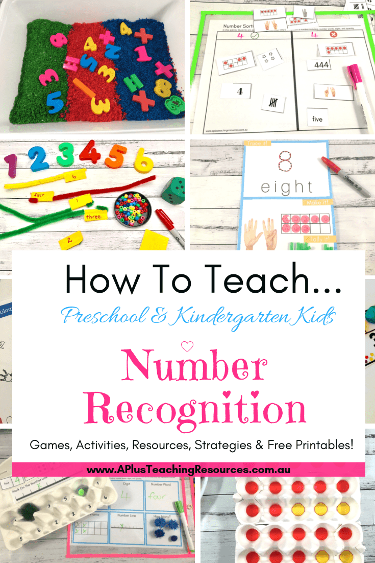 How To Teach Number Recognition To Preschoolers