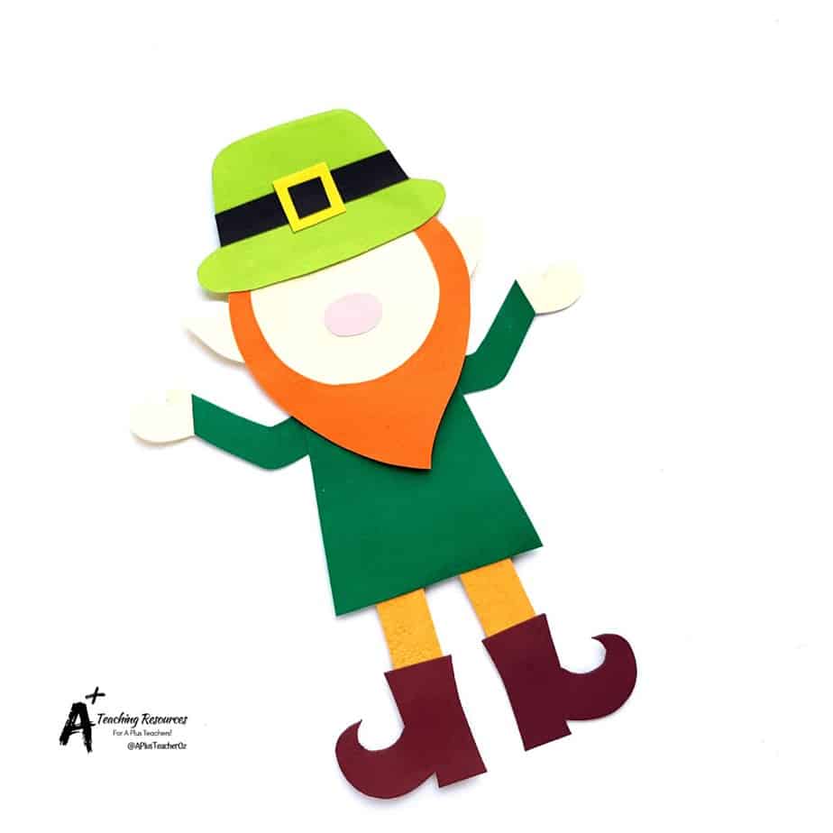 FREE Build A Leprechaun Activities Printable Craft