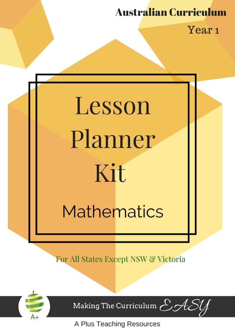 australian curriculum lesson planner year 1 a plus teaching resources