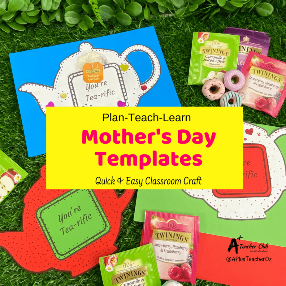 Mothers Day Teapot Card {FREE TEMPLATE} A Plus Teaching Resources