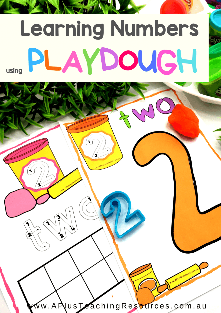 Playdough Numbers 0 20 Fine Motor Fitness A Plus Teaching Resources