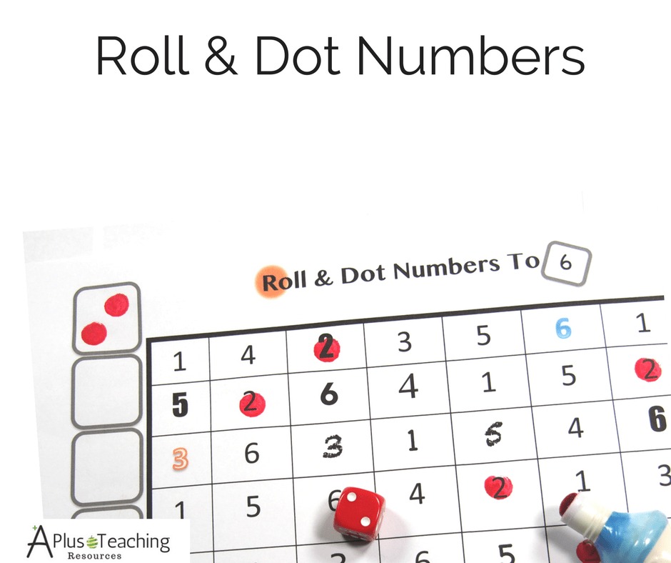 Do-A-Dot Fact Fluency Dice Activities {FREEBIES}