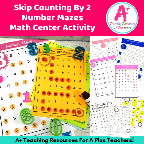 Skip Counting By 2 Number Mazes – A Plus Teaching Resources