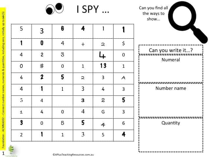 Number Recognition Activities - By A Plus Teaching Resources