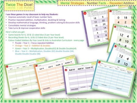 Victorian curriculum lesson planner for level 2 maths