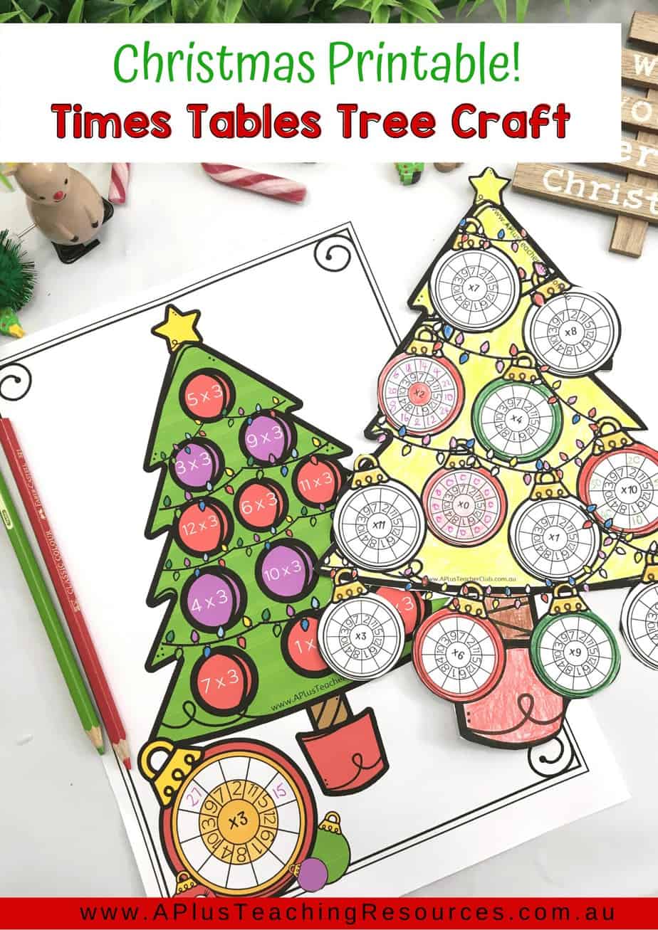 Festive Fun Christmas Times Tables Multiplication Printables